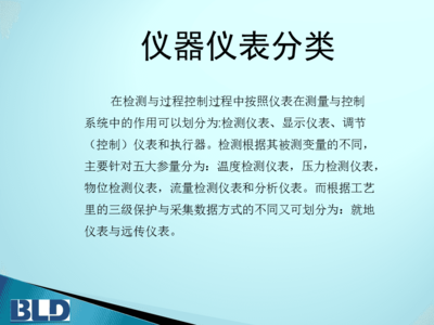 测量仪器仪表分类简析 从基础到应用的全面指南